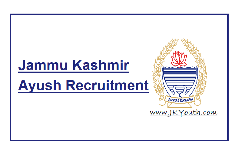 JK Ayush Recruitment for Graduate Posts 2022, District wise 1