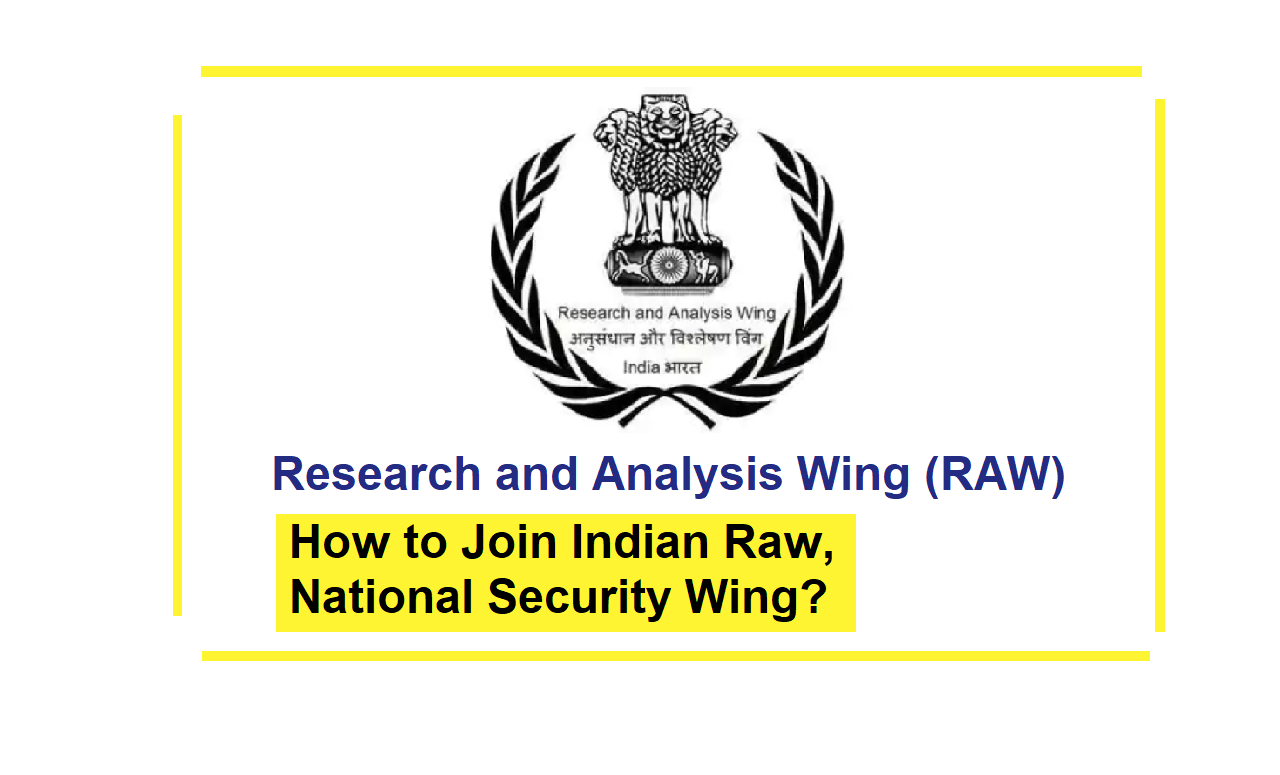 Join Indian RAW: Eligibility, become a RAW Officer in India 1