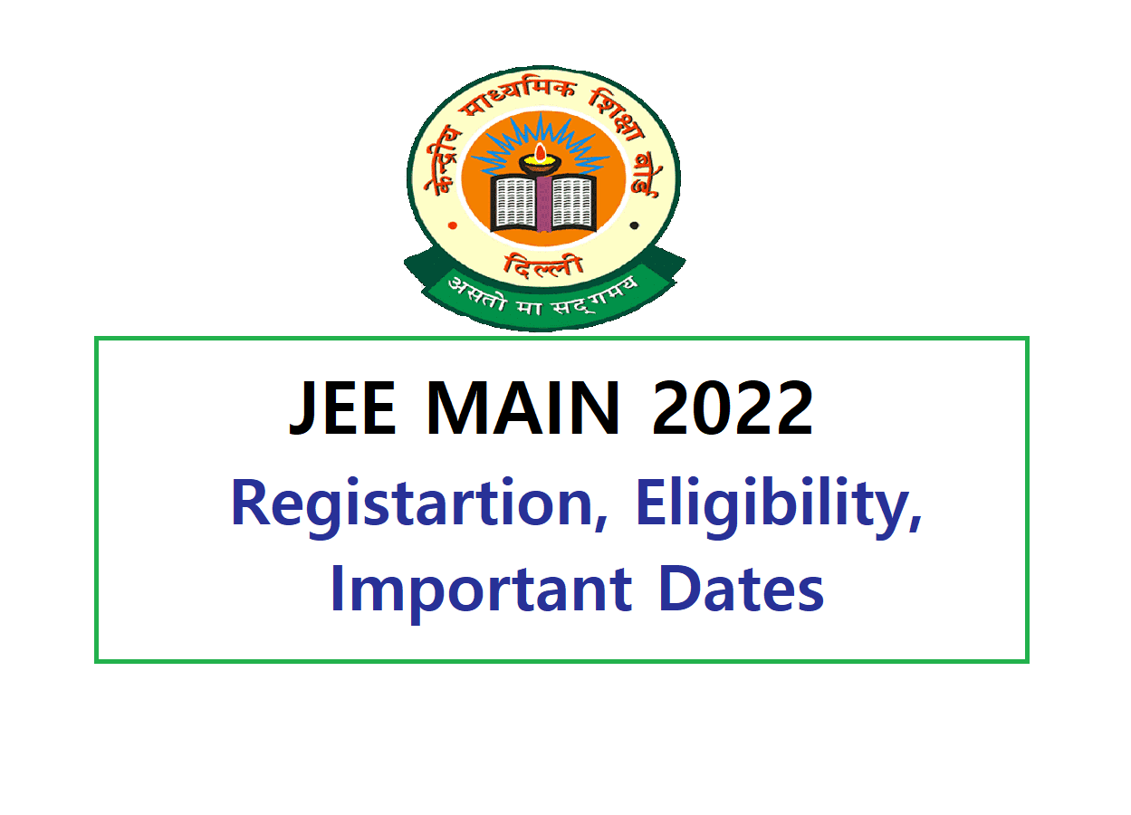 JEE Main 2022: Registration begins, Check Procedure, Eligibility, Dates 1