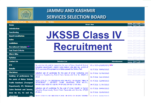 JKSSB Class IV update