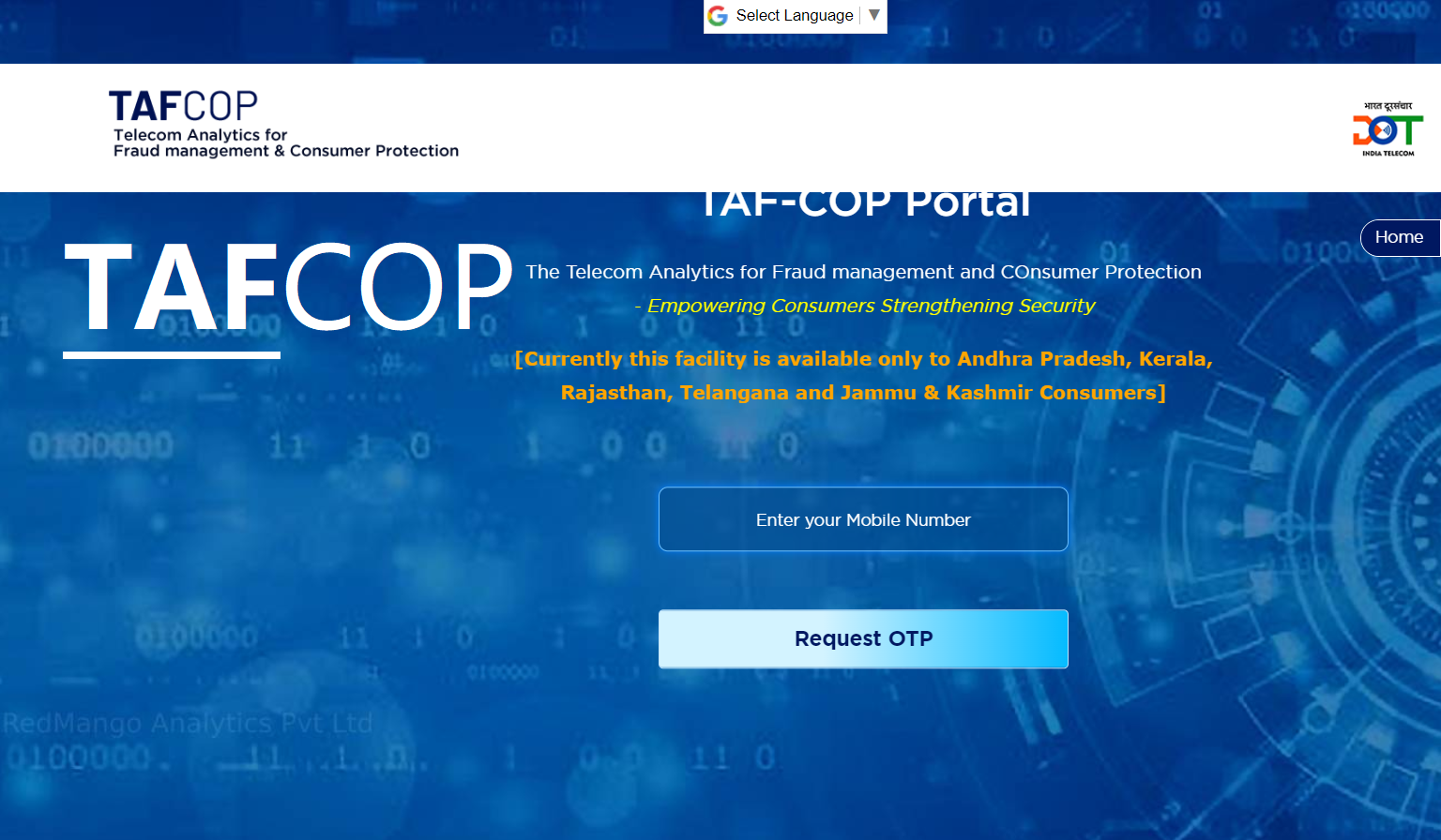 TAFCOP Consumer Portal Check @tafcop.dgtelecom.gov.in 7