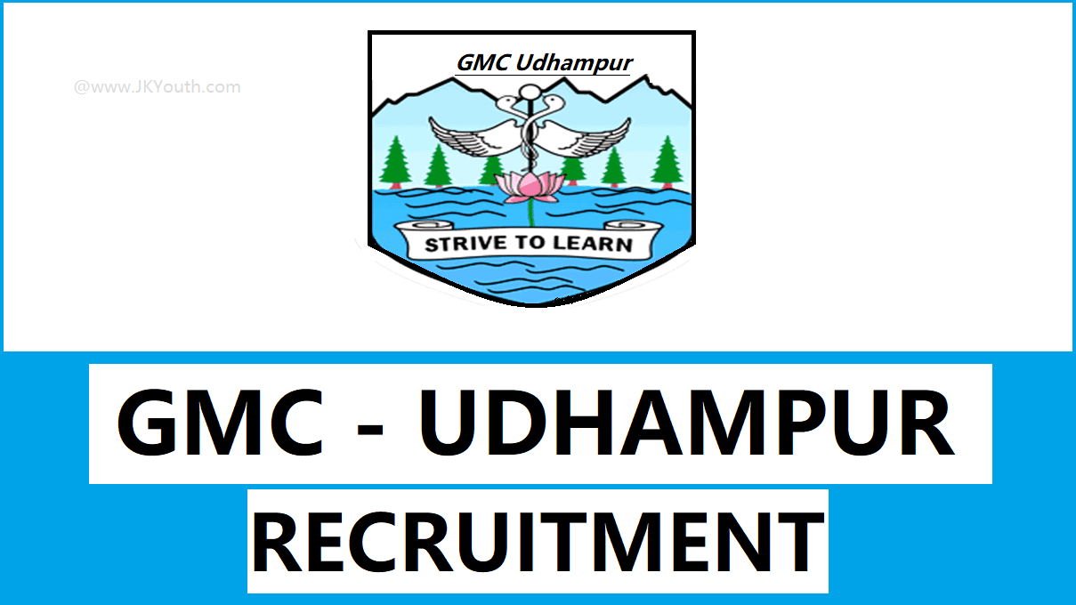 GMC Udhampur Recruitment 2023