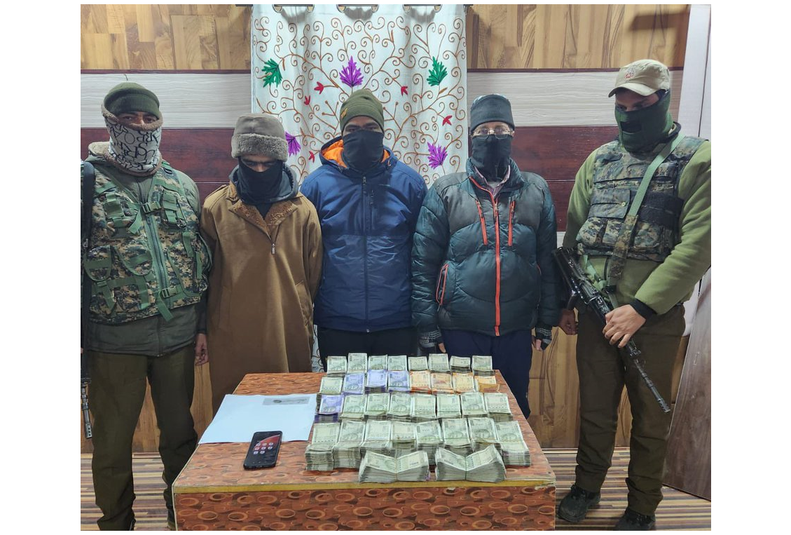JK Police arrests 3 LeT operatives along with hawala money worth Rs 31,65,200 1