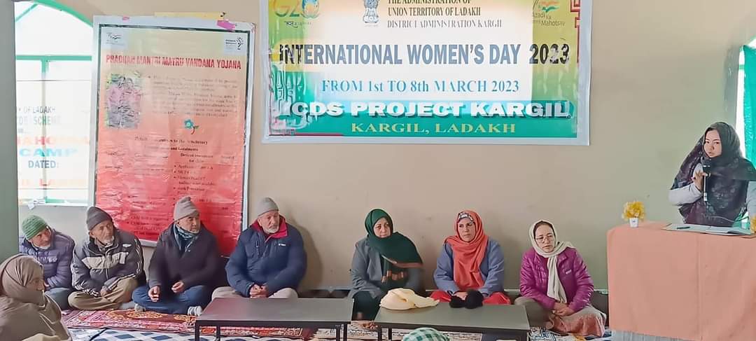 ICDS Project Kargil celebrates Intl. Women’s Day at Chanigound