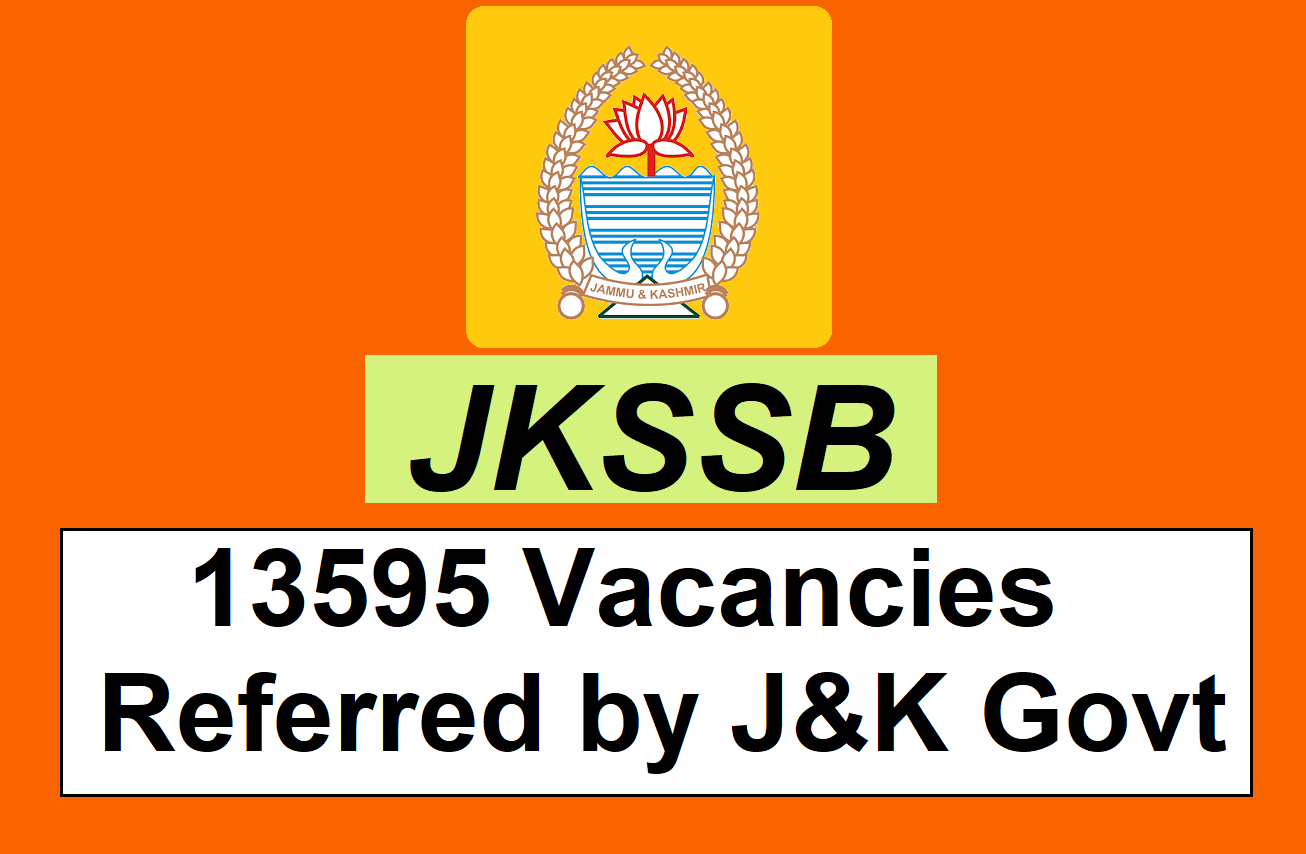 JKSSB Fresh Recruitment 2023