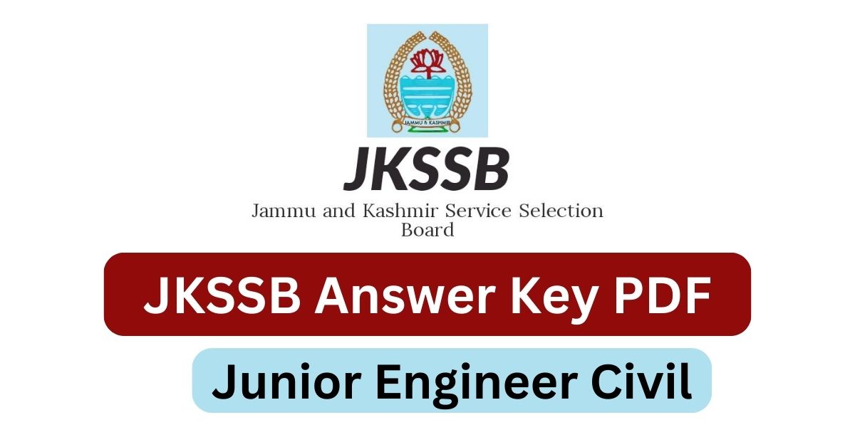 JKSSB Answer Key PDF